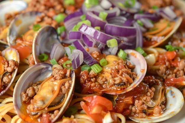 Bountiful Sea Harvest Clam Linguine with a White Wine Sauce Infusion