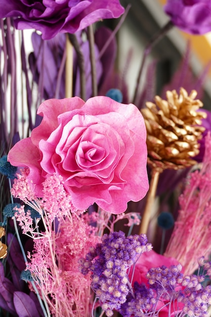 Bouquet of artificial flower