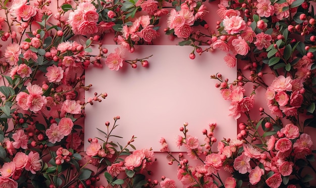 아름다운 봄 꽃과 종이의 꽃집 아름다운 꽃 터 무료 사진