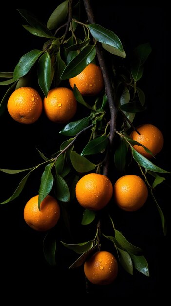 bouquet of citrus fruit