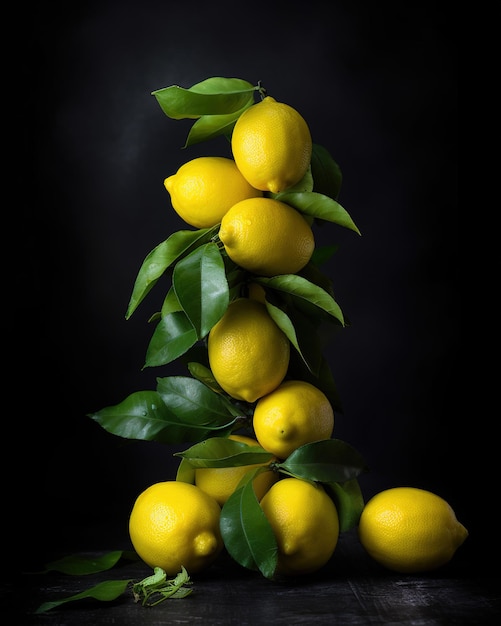 bouquet of citrus fruit