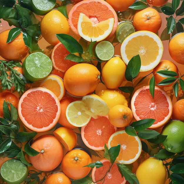 bouquet of citrus fruit