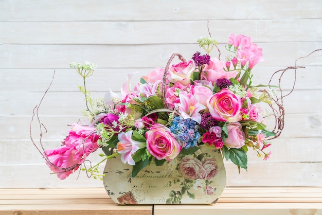 bouquet flower in vase