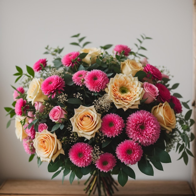 bouquet of flowers Can be used for invitations greeting wedding card