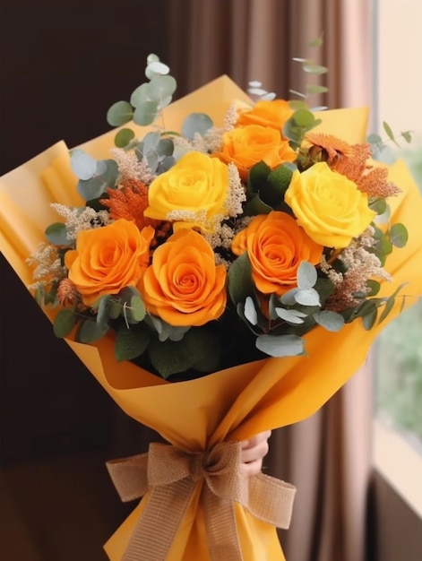a bouquet of flowers from the company of the company.