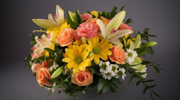 A bouquet of flowers from the florist of flowers