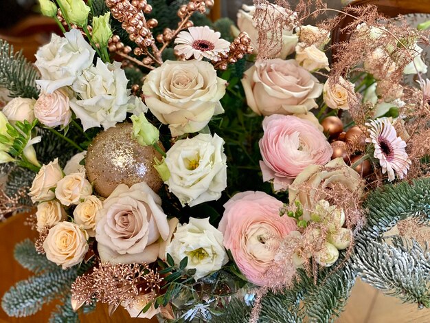 A bouquet of flowers from the flower shop