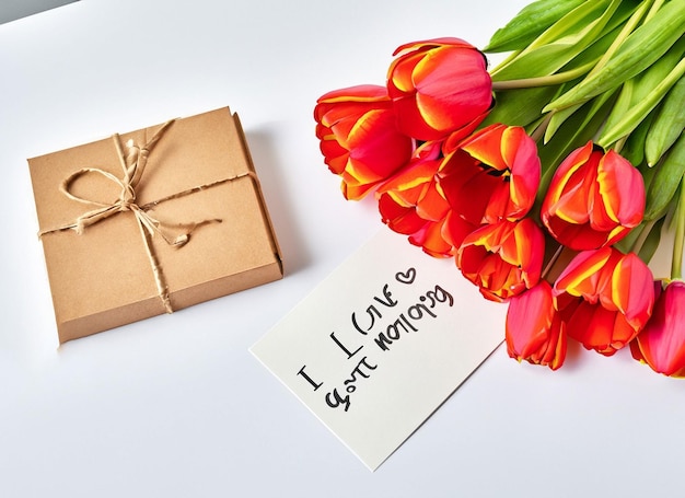 bouquet of flowers on white wooden table