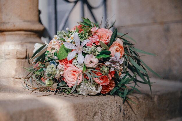 Photo bouquet of flowers