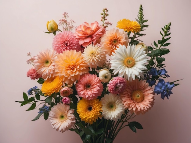 a bouquet of flowers