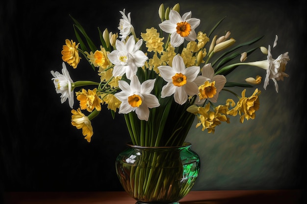 Bouquet of narcissus