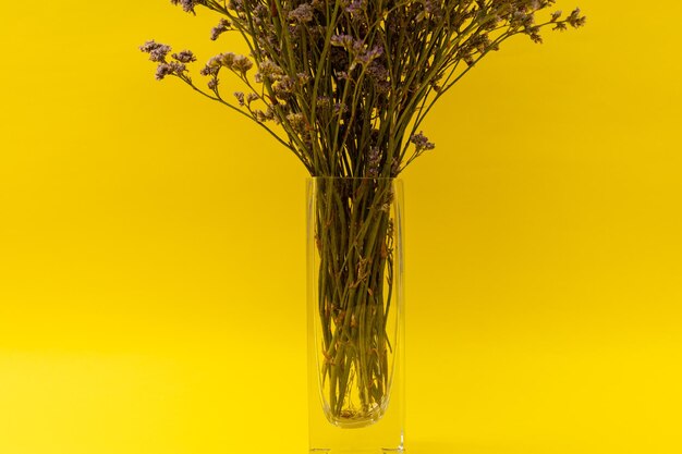 Bouquet of purple wildflowers