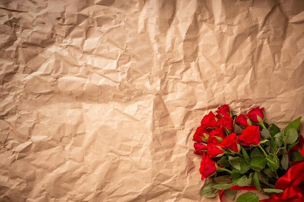 Bouquet of red roses