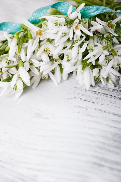 Bouquet of snowdrops