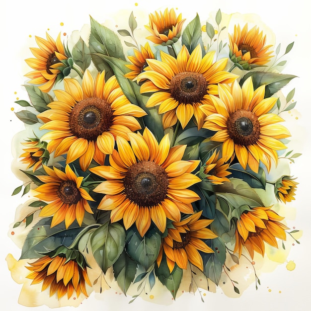 Bouquet of Sunflowers