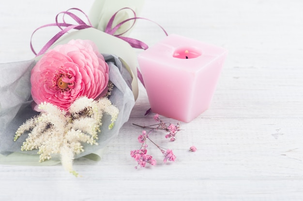 Bouquet with ranunculus