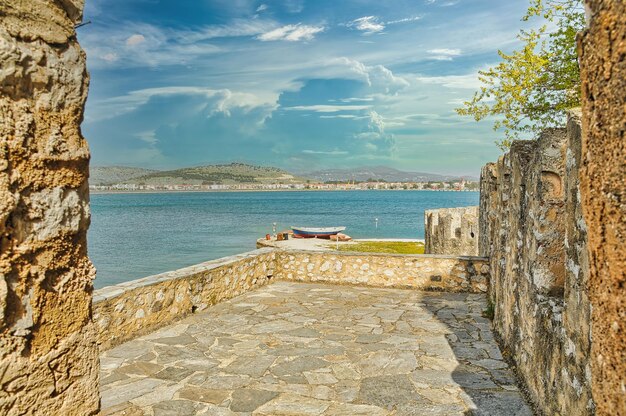 Bourtzi fortress in NafplioGreece