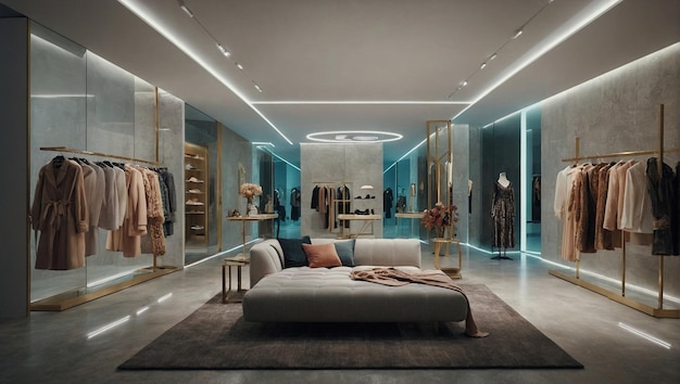 Boutique de Moda en Realidad Virtueel met Interiores Elegantes