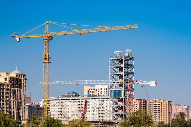 Bouw van een nieuw gebouw