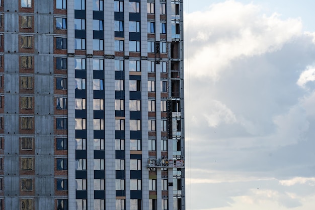 bouw van een residentieel appartementencomplex