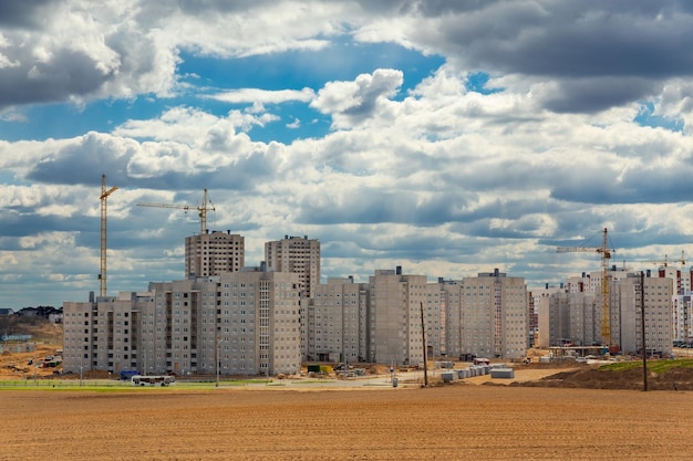 Bouw van nieuwe residentiële hoogbouw