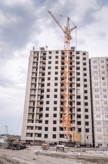 Bouwkranen en nieuwe hoogbouw