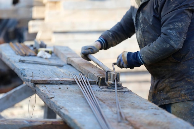 Bouwvakker op de bouw