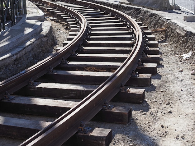 Bouwwerkzaamheden aan tramrails