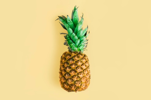 Foto bovenaanzicht ananas