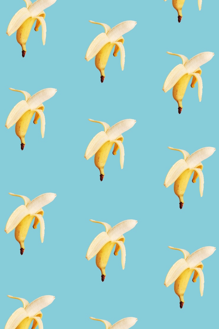 Foto bovenaanzicht banaan