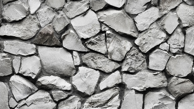 Foto bovenaanzicht naadloze textuur van stenen