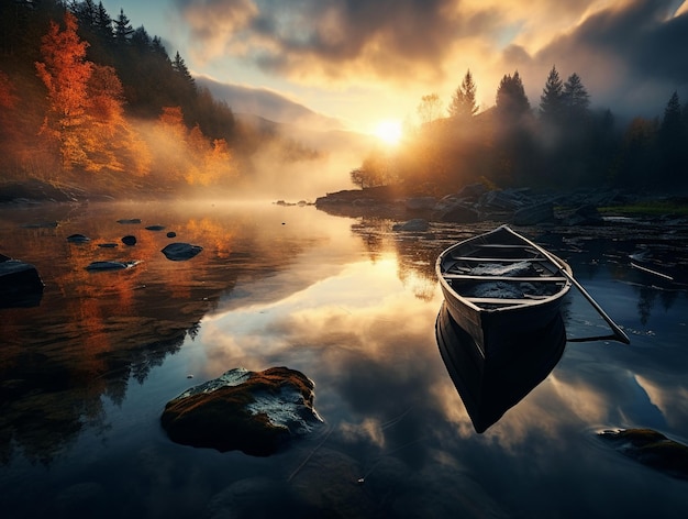 bovenaanzicht van het waterlandschap