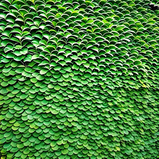 Bovenbeeld van een natuurlijk groen blad voor de achtergrond van de natuur