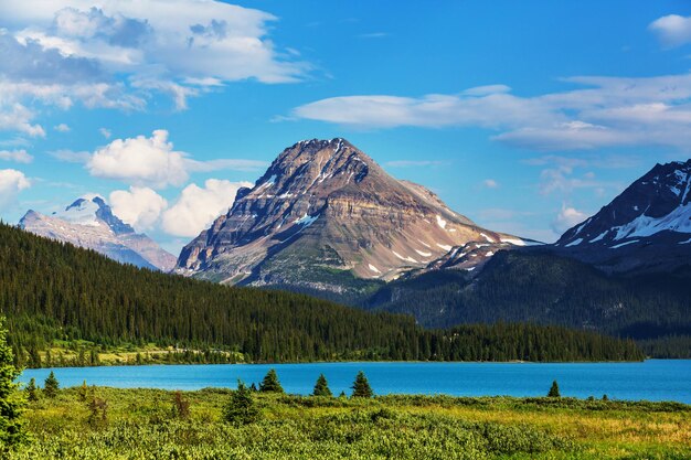 Bow Lake, Icefields Parkway, Nationaal Park Banff, Canada