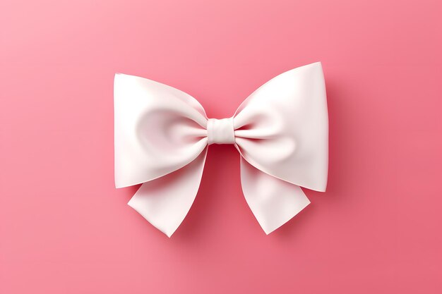 Photo a bow that has a white bow on it