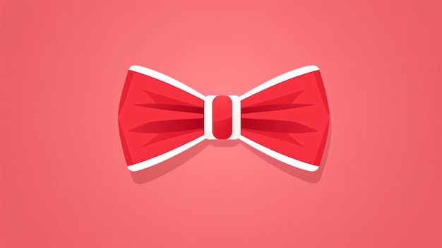 Photo bow of thread flat icon