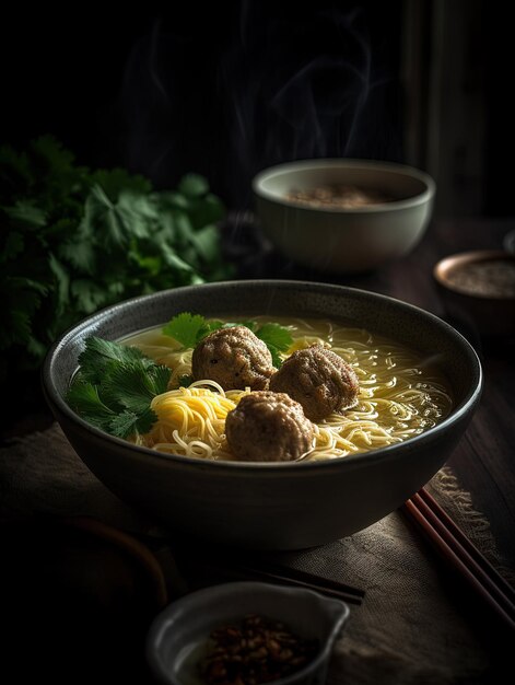 A bowl of Bakso