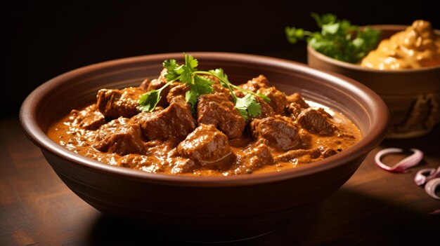 Bowl of beef curry