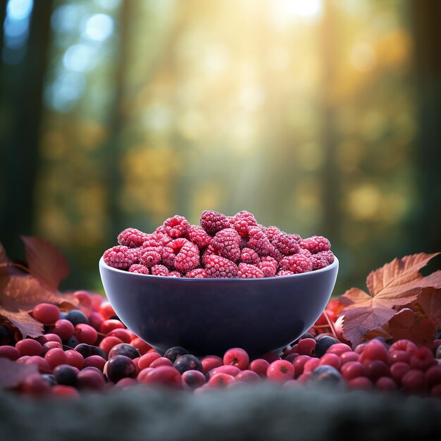 A Bowl of Berry Generated by AI