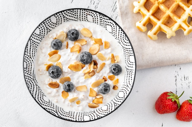 Bowl of Bircher muesli