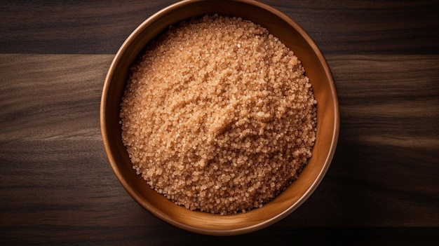 bowl of brown sugar