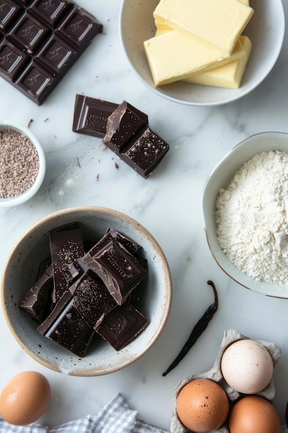 a bowl of chocolates with a piece of chocolate on it