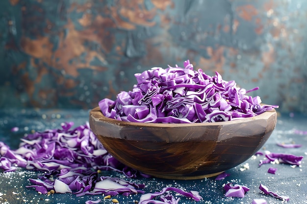 a bowl of chopped purple onion with a wooden bowl of chopped purple onion