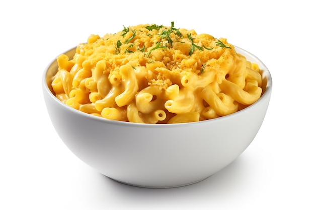 A bowl of comforting and creamy macaroni and cheese