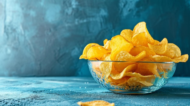 Bowl Filled With Chips on Table