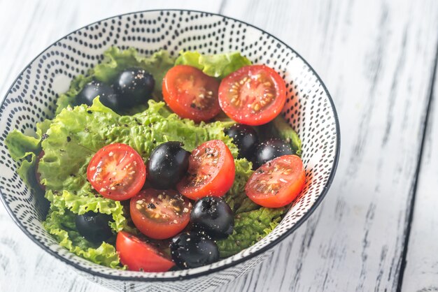 Bowl of fresh salad