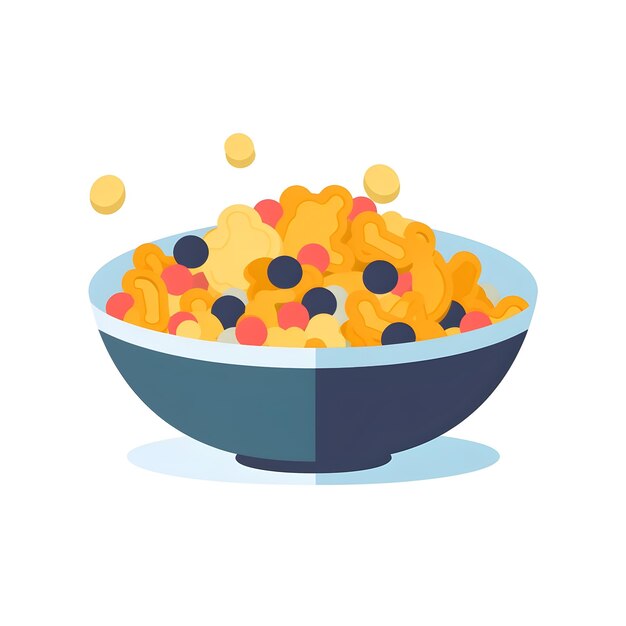 A bowl of fruit salad with blueberries and blueberries.