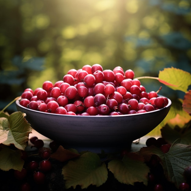 Bowl of Goji Berry in Rule of Thirds Composition