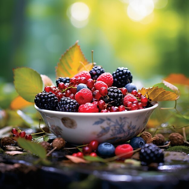 Bowl of Goji Berry in Rule of Thirds Composition