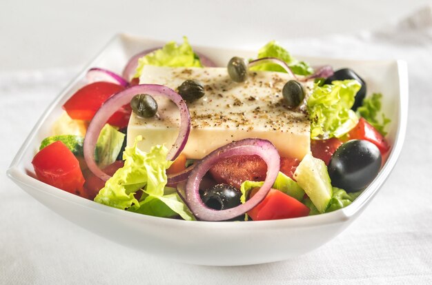 Bowl of Greek salad